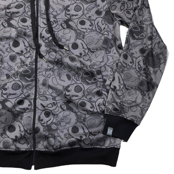 CSGO Counterstrike Go Gray Doomkitty Gamer Hoodie Large - Picture 7 of 8